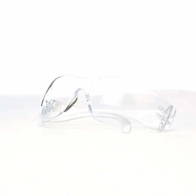 Alt view image 2 of 6 - 3M Virtua Wraparound Protective Safety Glasses - Clear Plastic Frame - Clear Polycarbonate Lens - Antifog - 100/Carton 11329