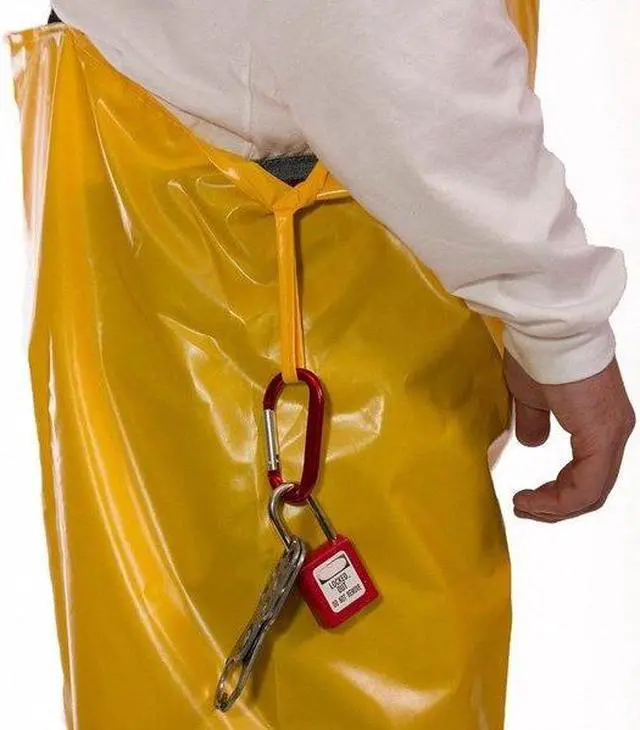 Alt view image 5 of 6 - TINGLEY O22007 Iron Eagle Plain Front Overall, Gold/Yellow, Premium Snap-Lock