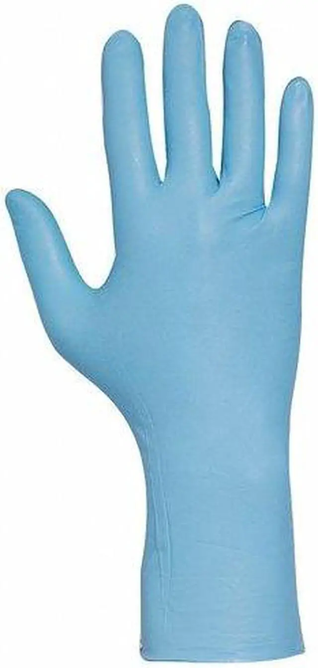 Alt view image 2 of 4 - ANSELL N873 Exam Gloves, Nitrile, Powder Free, Blue, L, 50 PK