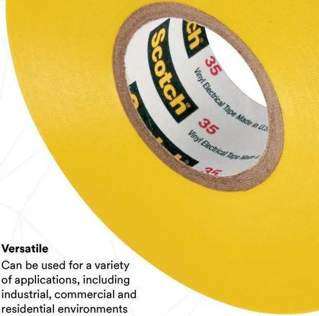 Alt view image 8 of 8 - Scotch Electrical Tape   35 3/4X66 RED