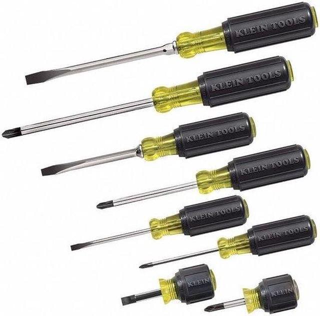 Alt view image 9 of 10 - KLEIN TOOLS 85078 8-Piece Assorted Screwdriver Set, Phillips/Cabinet/Keystone