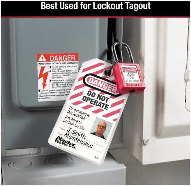 Alt view image 4 of 7 - Master Lock Photo ID Danger Tags,PK12  S4801
