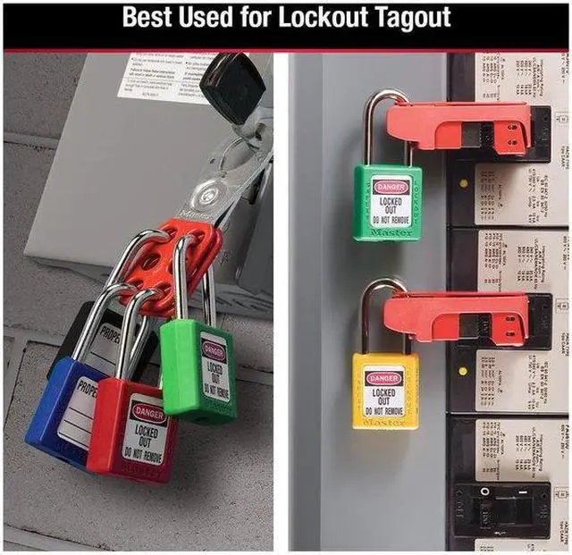 Alt view image 6 of 10 - Master Lock Green #410 1 3/4" High Body Safety Lockout Padlock