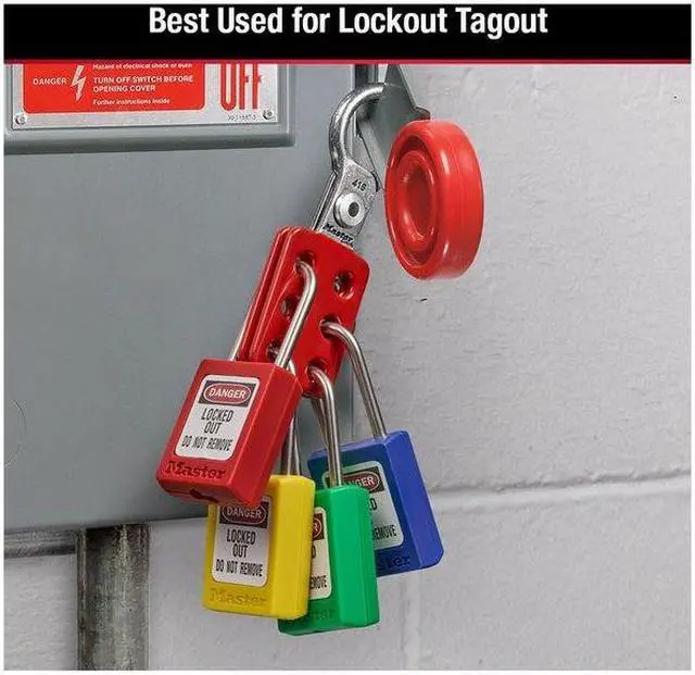 Alt view image 7 of 10 - Hasp,1" Lockout,Aluminum