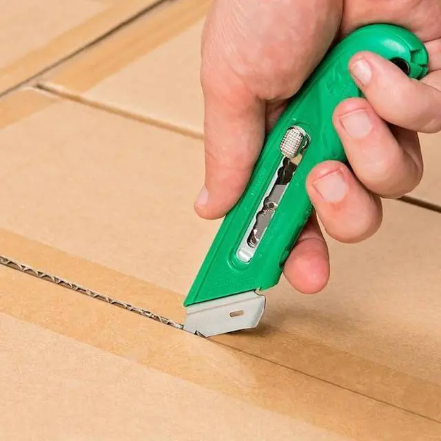 Alt view image 4 of 8 - PACIFIC HANDY CUTTER, INC S4R Safety Knife, 3 Fixed Blade Depths, Safety Point,