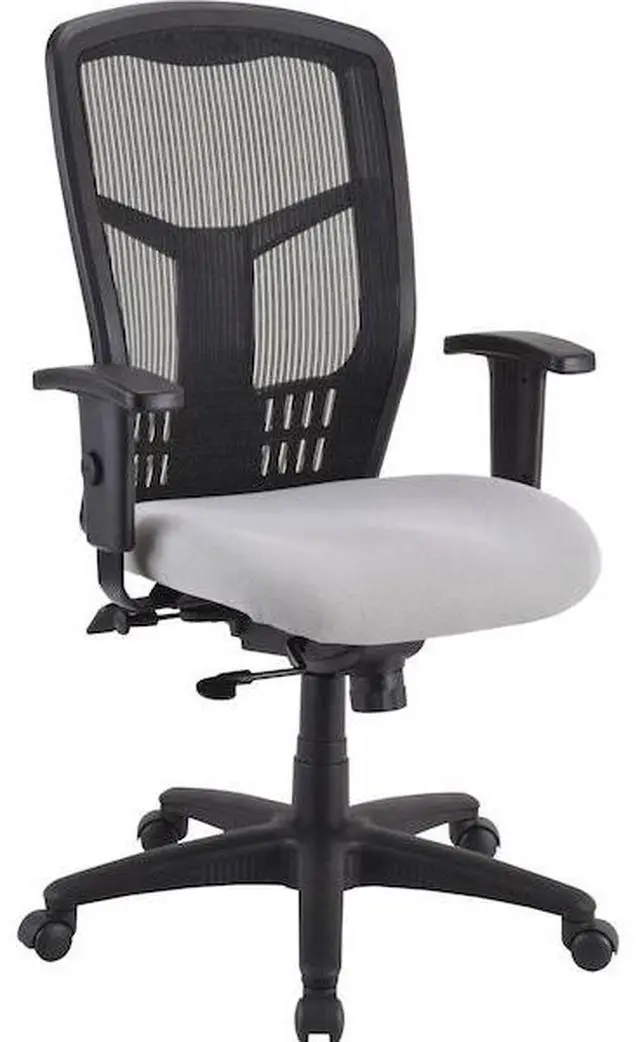 Alt view image 5 of 10 - Lorell Premium Seat - Gray - Fabric - 1 Each