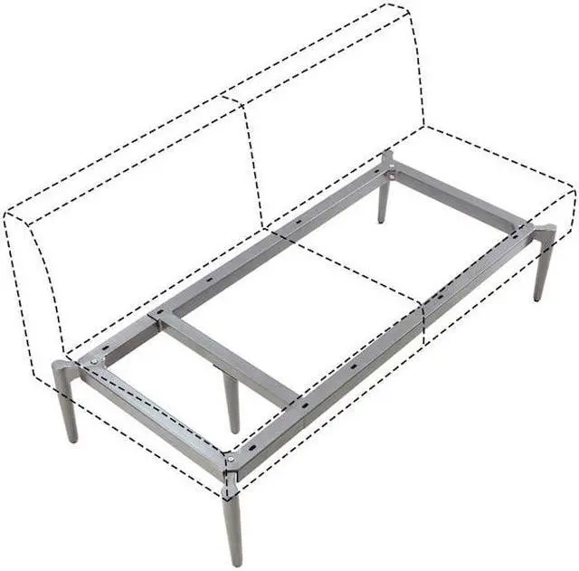 Alt view image 9 of 11 - Lorell Contemporary Collection Adjustable Metal Base
