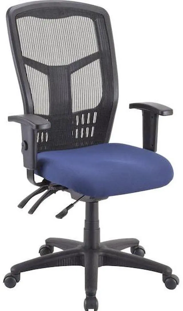 Alt view image 11 of 11 - Lorell Premium Seat - Navy - Fabric - 1 Each