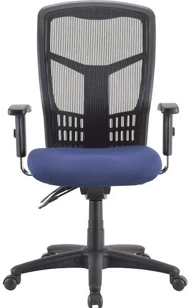 Alt view image 10 of 11 - Lorell Premium Seat - Navy - Fabric - 1 Each