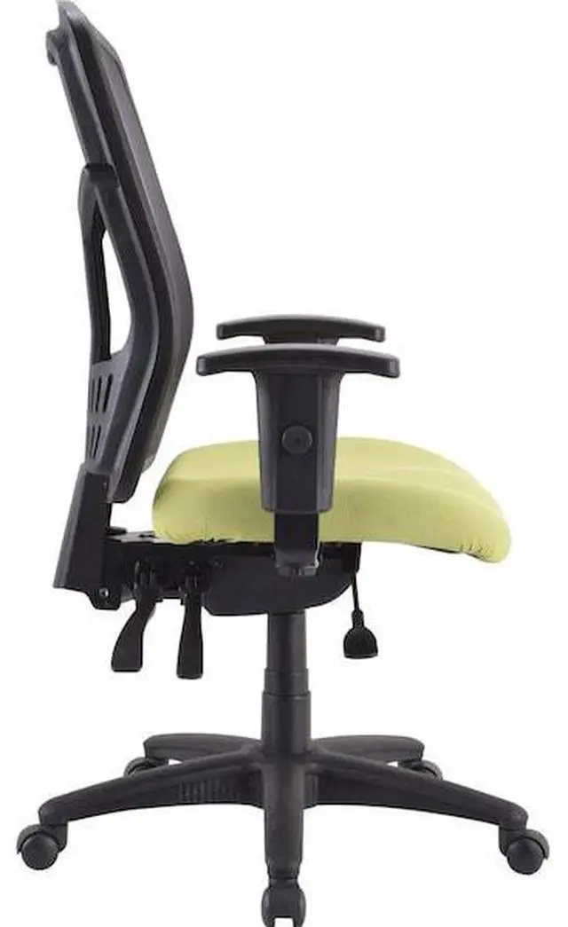 Alt view image 6 of 11 - Lorell Premium Seat - Green - Fabric - 1 Each
