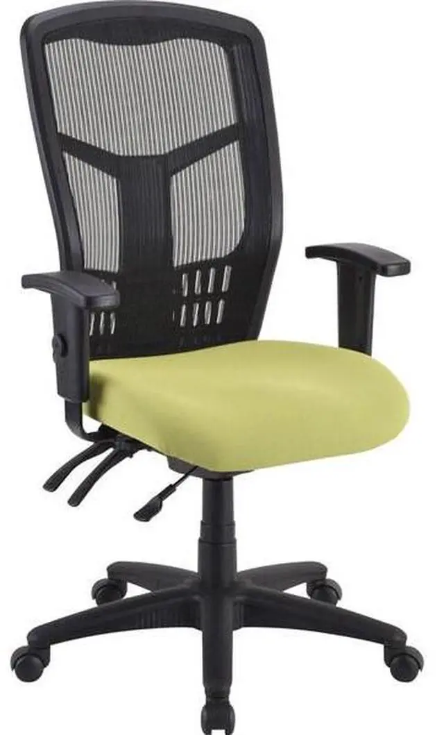 Alt view image 7 of 11 - Lorell Premium Seat - Green - Fabric - 1 Each