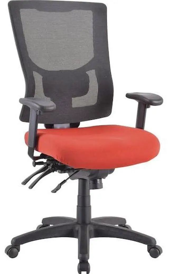 Alt view image 12 of 12 - Lorell Padded Fabric Seat Cushion for Conjure Executive Mid/High-back Chair Frame - Red - Fabric - 1 Each