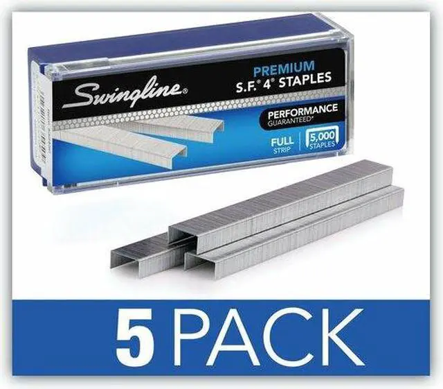 Alt view image 9 of 19 - Swingline Premium Staples 1/4"L 210/Strip 25000/PK Silver 35481