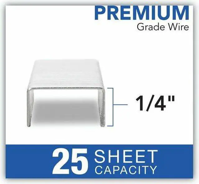 Alt view image 10 of 19 - Swingline Premium Staples 1/4"L 210/Strip 25000/PK Silver 35481