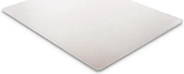Alt view image 19 of 19 - Deflecto CM11242COM 45 x 53 in. EconoMat Occasional Use Chair Mat for Low Pile Carpet, Rectangular - Clear