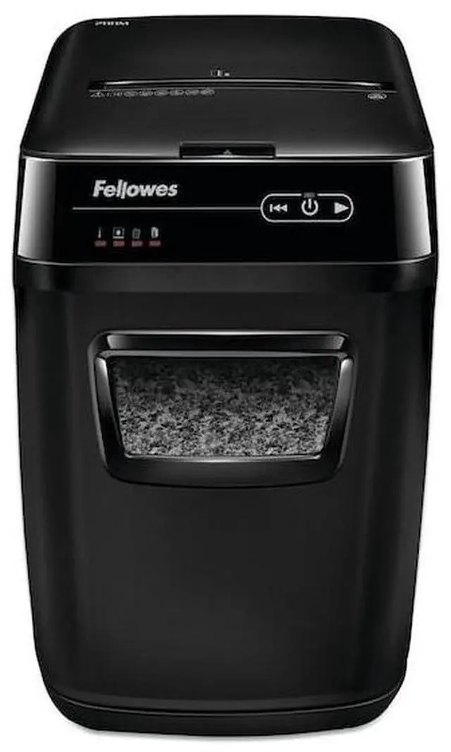 Alt view image 10 of 20 - AutoMax 200M Auto Feed Shredder 200 Sheet Capacity Black