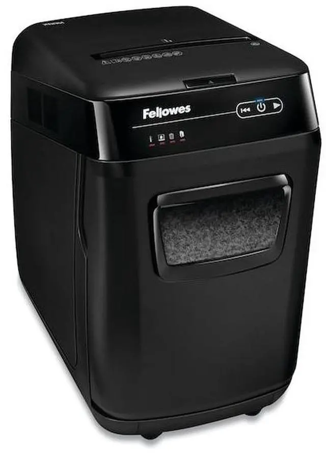 Alt view image 11 of 20 - AutoMax 200M Auto Feed Shredder 200 Sheet Capacity Black