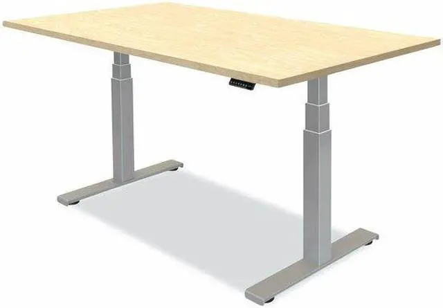Alt view image 9 of 12 - Fellowes Levado Laminate Table Top (Top Only) 48w x 24d Maple 9649701