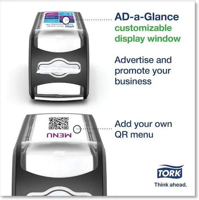 Alt view image 14 of 15 - Search Results
Web results
Tork Xpressnap Fit Countertop Napkin Dispenser Black