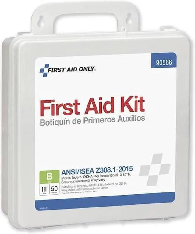 Alt view image 16 of 16 - ANSI 2015 Compliant  Class B Type III First Aid Kit for 50 People, 199 Pieces FAO90566