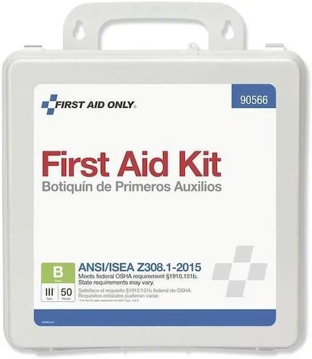 Alt view image 15 of 16 - ANSI 2015 Compliant  Class B Type III First Aid Kit for 50 People, 199 Pieces FAO90566