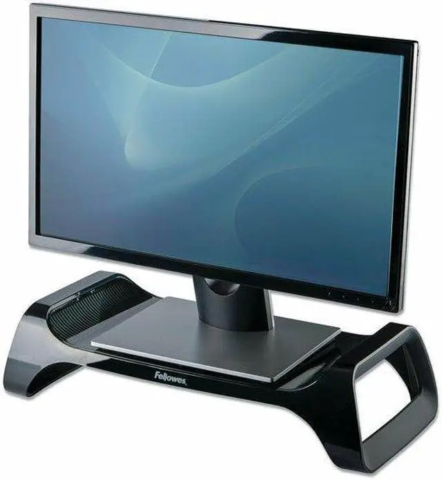 Alt view image 11 of 14 - FELLOWES 9472301 ISPIRE Series Monitor Lift Blk