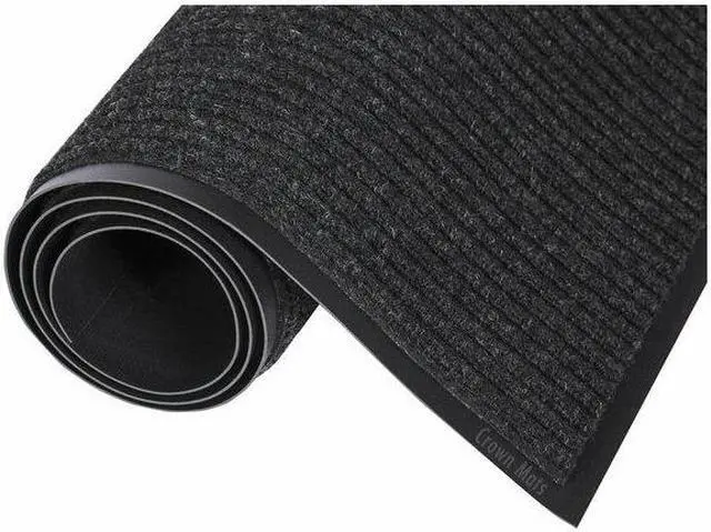 Alt view image 10 of 11 - Needle-Rib Wiper/Scraper Mat, Polypropylene, 48 x 72, Charcoal