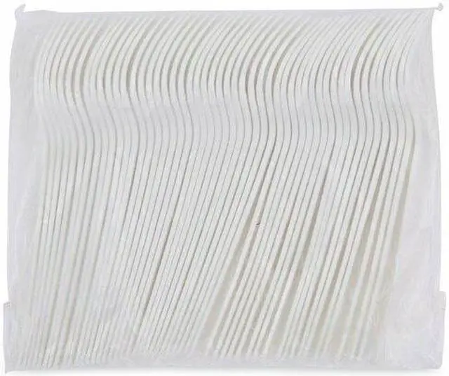 Alt view image 3 of 8 - Eco-Products EPS012 6" Plantware High-heat Forks, 1 Piece(s) - 1000/Carton - Disposable - Polylactic Acid (PLA) - Pearl White