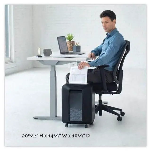 Alt view image 17 of 17 - Fellowes Powershred LX170 12-Sheet Cross Cut Personal Paper Shredder (FEL5501401)