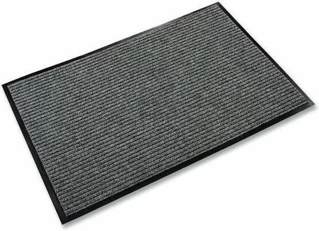Alt view image 10 of 10 - Crown Needle Rib Wipe & Scrape Mat Polypropylene 36 x 60 Gray NR0035GY