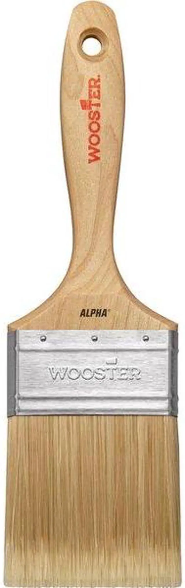 Alt view image 4 of 4 - WOOSTER 4234-3 3" Wall Paint Brush, Micro Tip Bristle, Wood Handle