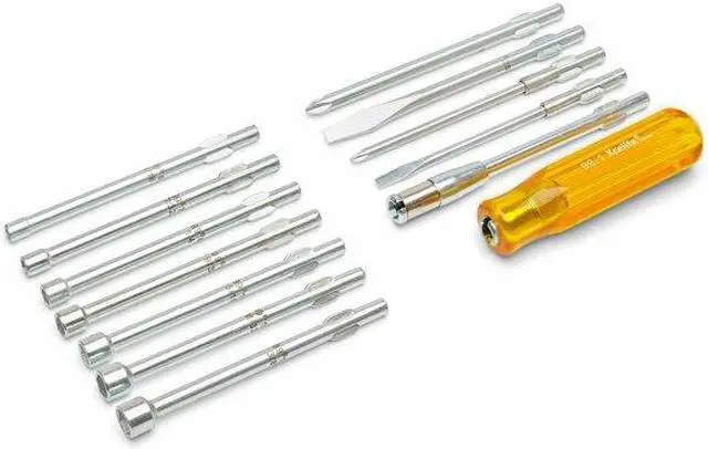 Alt view image 5 of 9 - XCELITE 99PS50N Precision Screwdriver Set,Combo,13 pcs