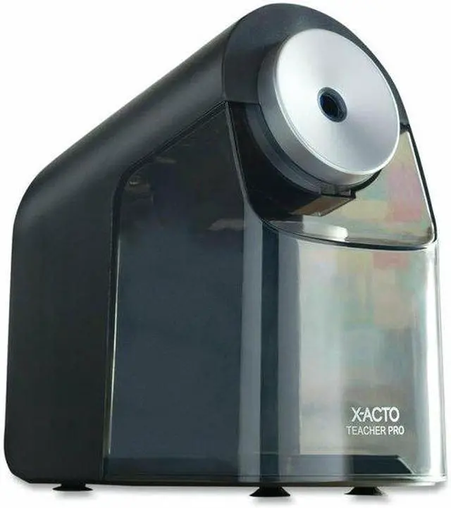 Alt view image 11 of 15 - X-ACTO 1675X TeacherPro Classroom Electric Pencil Sharpener, Black