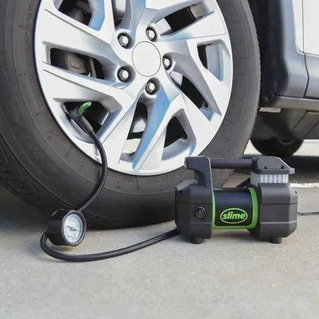 Alt view image 11 of 14 - Slime COMP06 Heavy Duty Tire Inflator