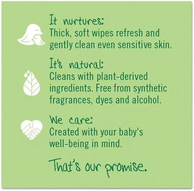 Alt view image 8 of 9 - Seventh Generation SEV 34219CT Free & Clear Baby Wipes, Refill, Unscented, White, 256/PK, 3 PK/CT