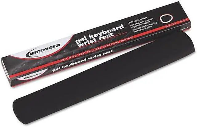 Alt view image 16 of 16 - Innovera IVR50458 Gel Nonskid Keyboard Wrist Rest