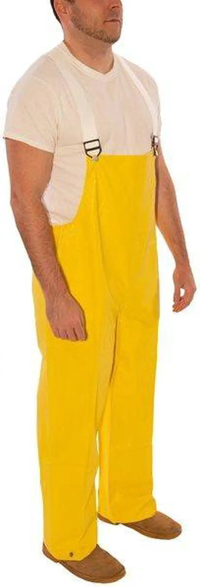 Alt view image 3 of 3 - TINGLEY O12007 Flame-Resistant Rain Bib Overall, 2XL, 32 in Inseam, Neoprene,