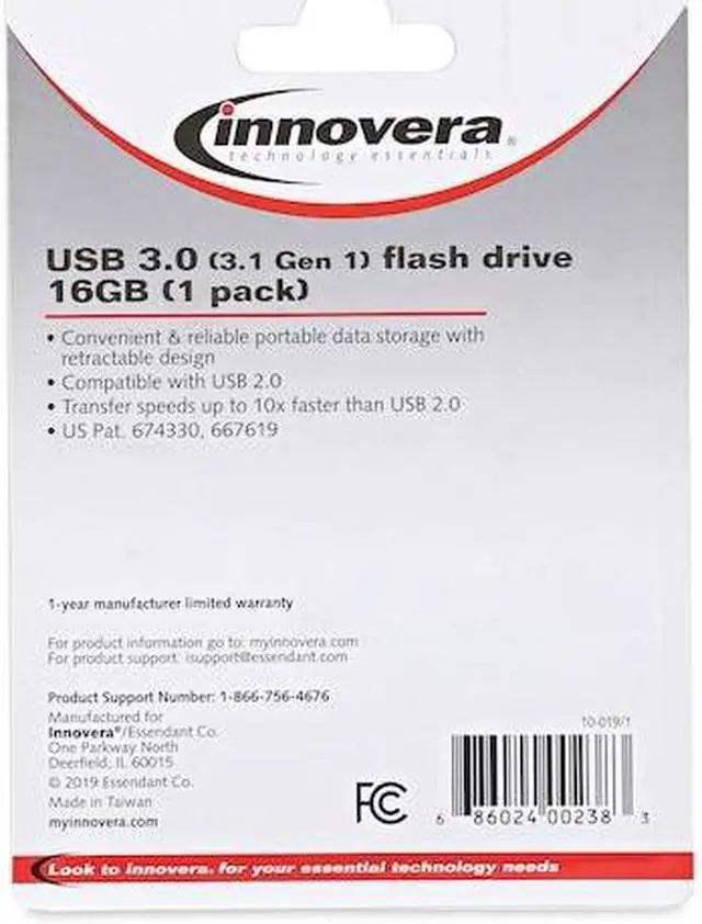 Alt view image 20 of 20 - Innovera USB 3.0 Flash Drive 16 GB 82016