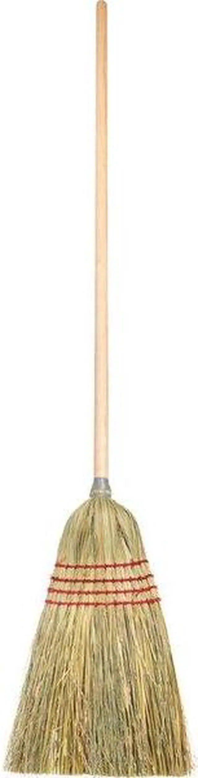 Alt view image 4 of 5 - CARLISLE FOODSERVICE 4135200 12 in Sweep Face Corn Broom, Tan
