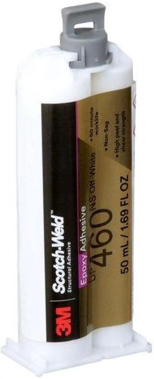 Alt view image 2 of 7 - 3M 460NS Epoxy Adhesive, DP460NS Series, Gray, Dual-Cartridge, 2:01 Mix Ratio,