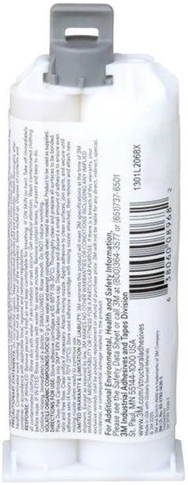 Alt view image 7 of 7 - 3M 460NS Epoxy Adhesive, DP460NS Series, Gray, Dual-Cartridge, 2:01 Mix Ratio,