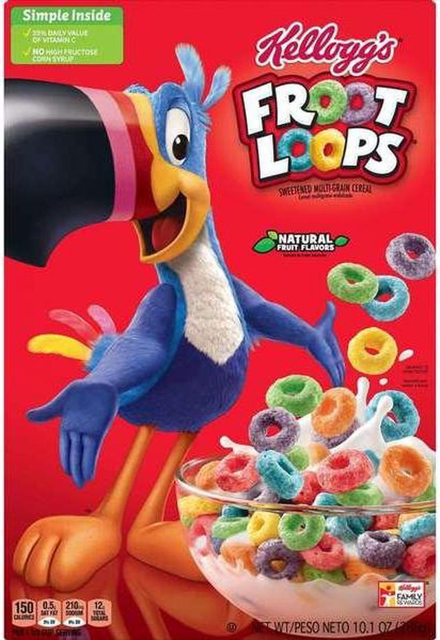 Kellogg's Froot Loops Cereal 10.1oz Box