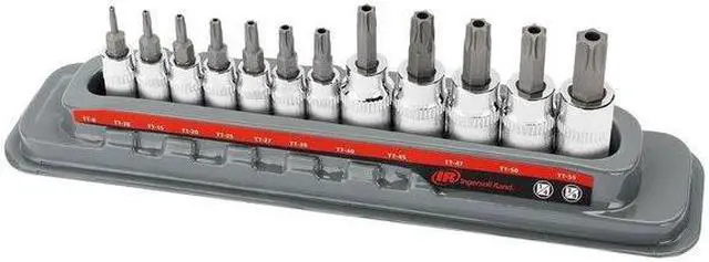 Alt view image 5 of 5 - INGERSOLL-RAND 752031X 12 Piece Tamper Proof Torx Bit Socket Set
