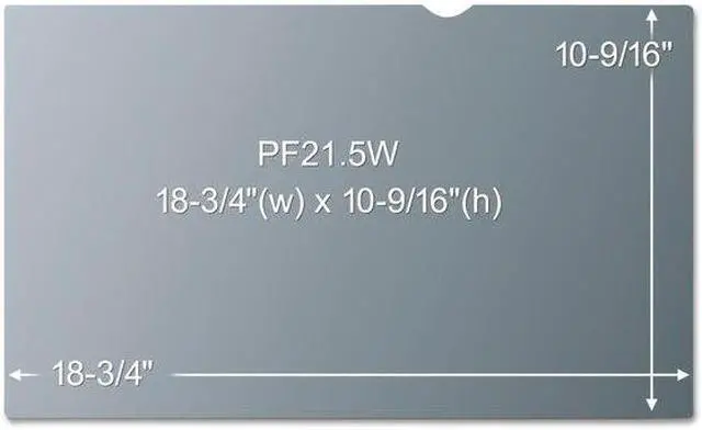 Alt view image 9 of 20 - 3M Privacy Filter Anti-Glare ffor 21.5" Widescreen Monitor (AG215W9B)