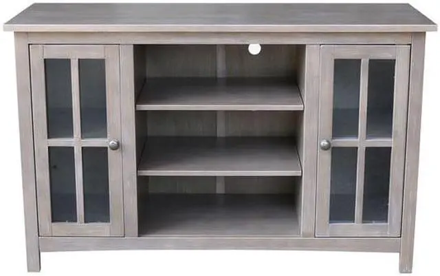 Alt view image 2 of 7 - INTERNATIONAL CONCEPTS TV09-34 EnteRTAinment / TV Stand, with 2 Doors, 48",