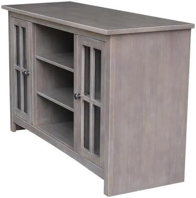 Alt view image 5 of 7 - INTERNATIONAL CONCEPTS TV09-34 EnteRTAinment / TV Stand, with 2 Doors, 48",