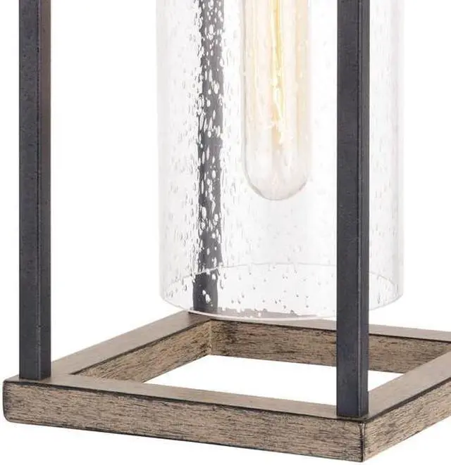 Alt view image 2 of 6 - VAXCEL T0584 Napier 6.25-in Black Farmhouse Wall Lantern, Dusk to Dawn Photocell
