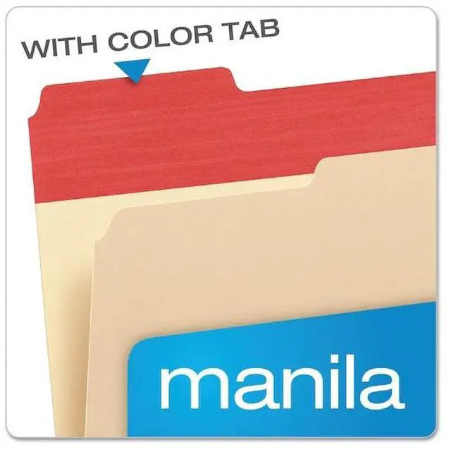 Alt view image 20 of 20 - Pendaflex Color Tab File Folders 1/3 Cut 3/4" Exp. Letter 50/BX 84101