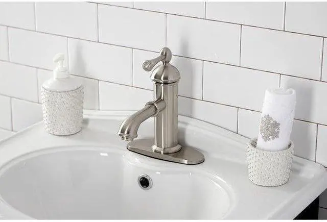 Alt view image 6 of 6 - KINGSTON BRASS KS7418BL KS7418BL Paris Single Lever Handle Bathroom Faucet,