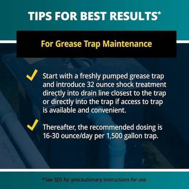 Alt view image 8 of 11 - CLR G-GRT-4PRO CLR PRO Commercial Drain Line & Grease Trap Treatment, 1 gal